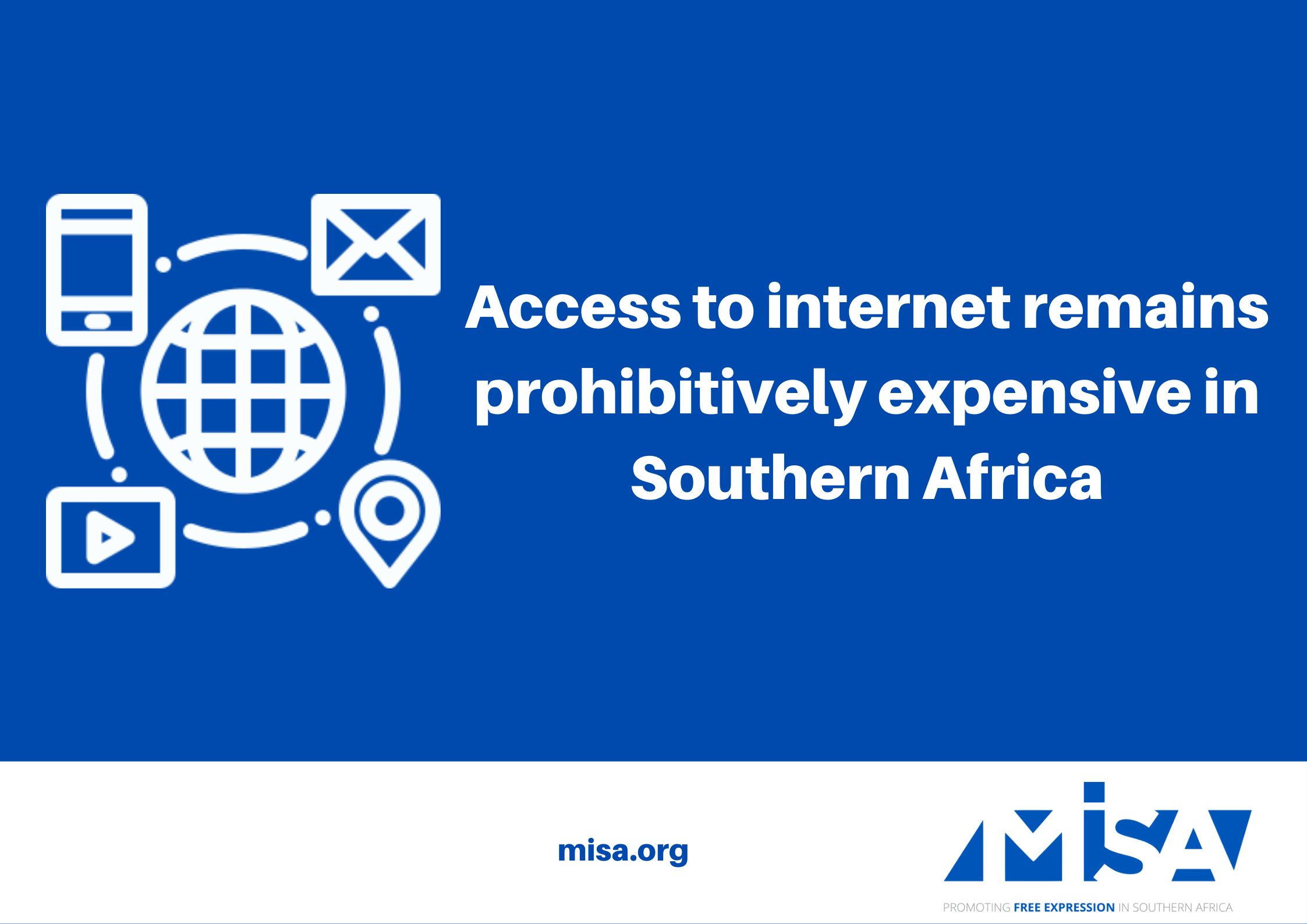 Access to internet remains prohibitively expensive in Southern Africa