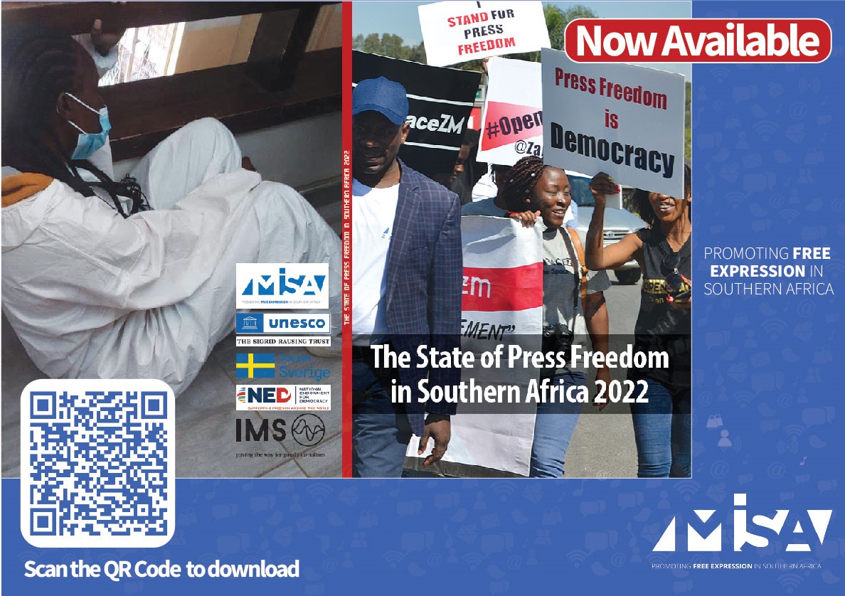 The State of Press Freedom in Southern Africa Report 2022 ( Now Available)