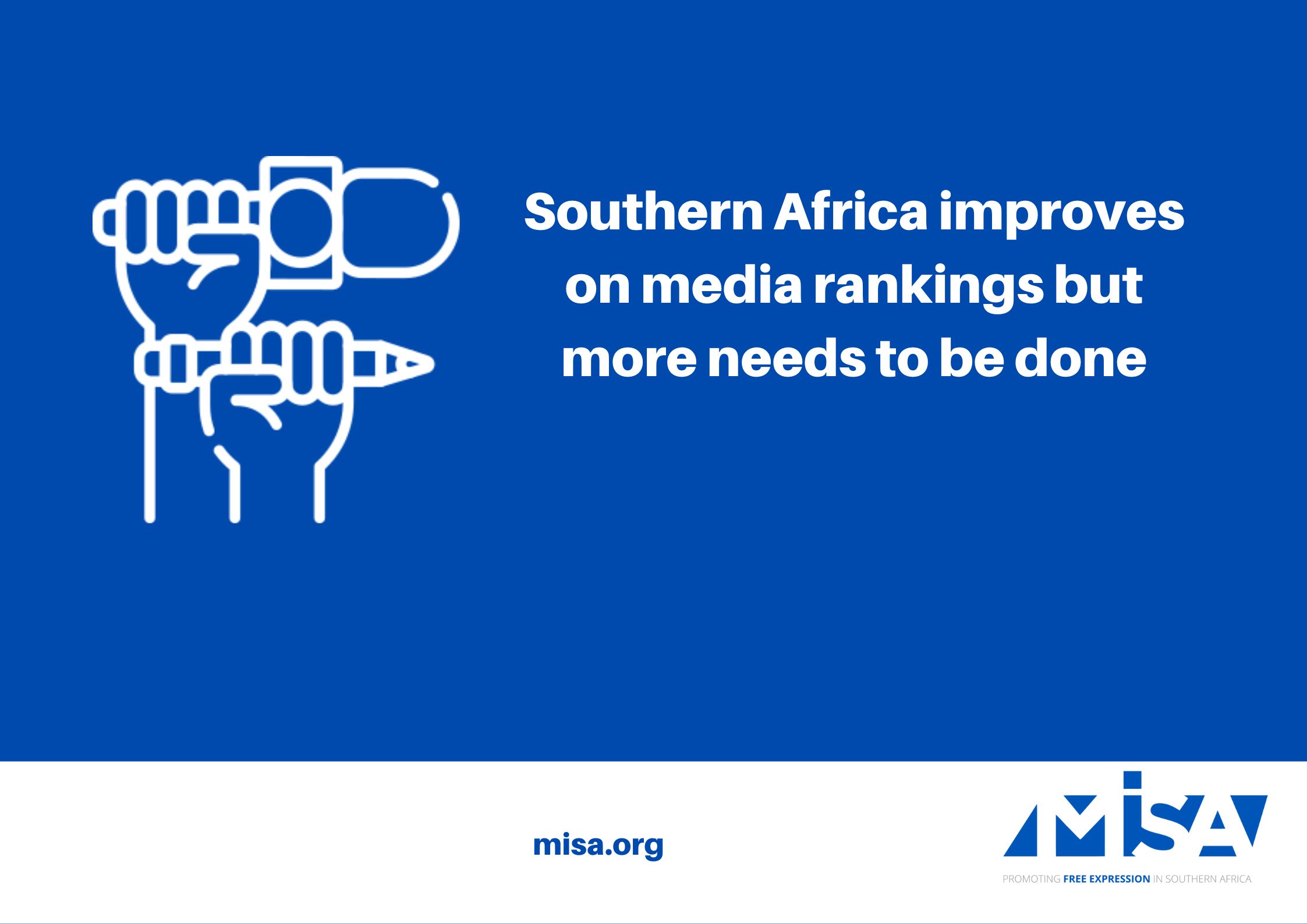 Southern Africa improves on media rankings but more needs to be done