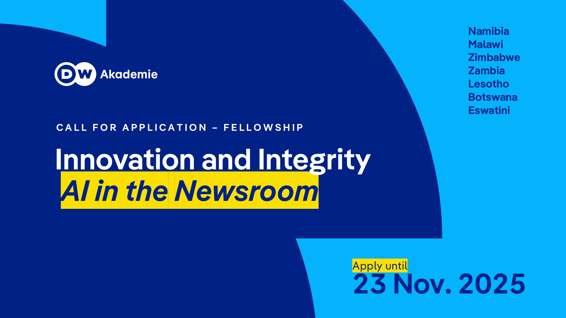 Apply Now: AI Journalism Innovation Fellowship for Southern Africa – Innovation and Integrity