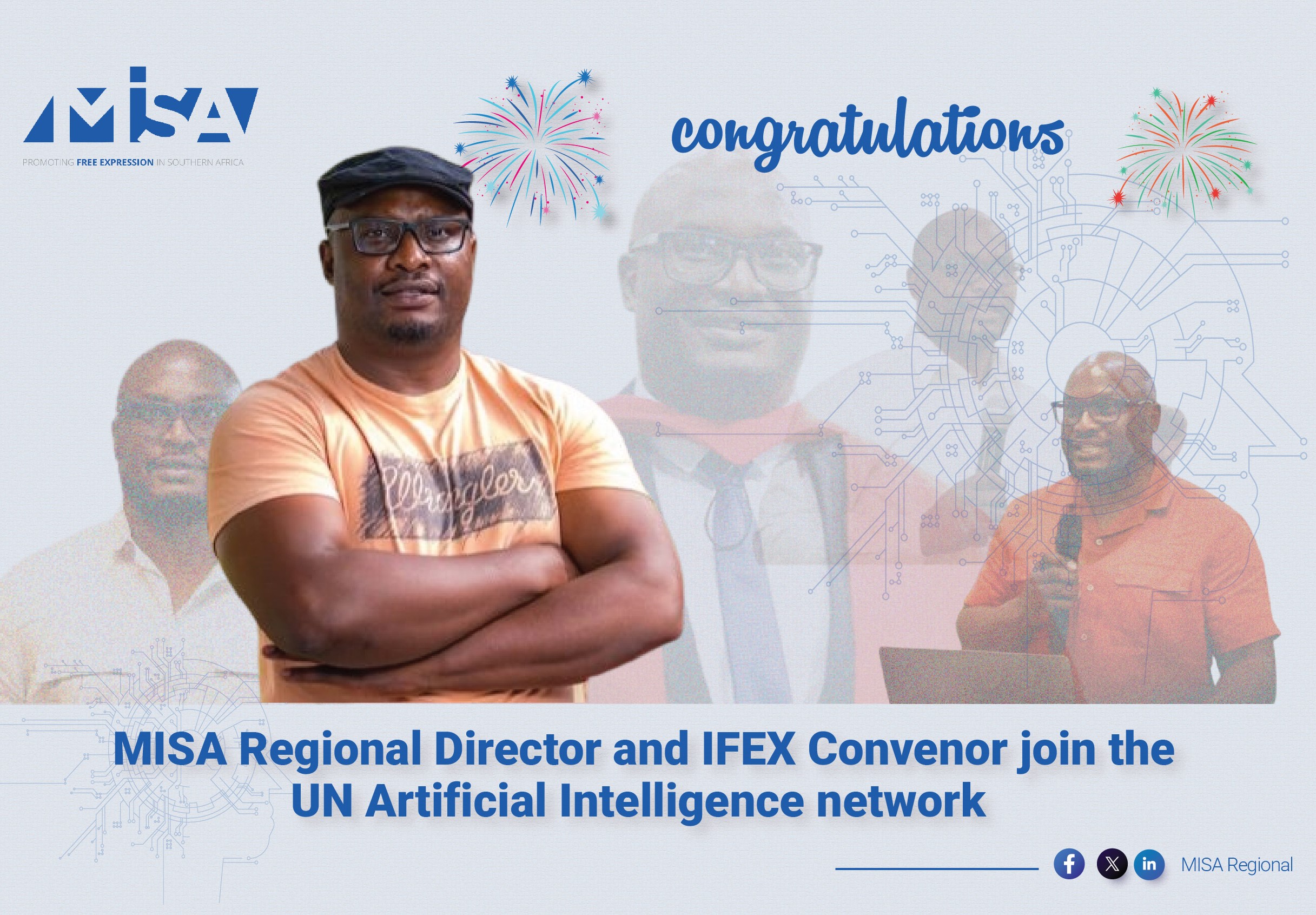 MISA Regional Director and IFEX Convenor join the UN Artificial Intelligence network